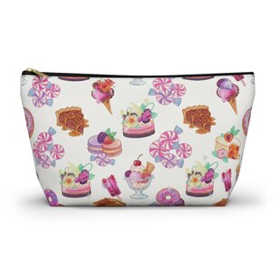 Estuche para fichas de mahjong con diseño de postre dulce / Estuche para accesorios de viaje