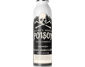 Spooky's Arsenic Poison Slim Water Bottle