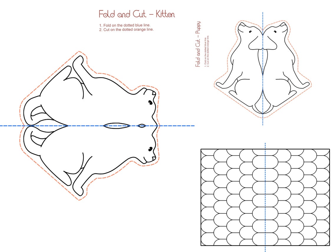 DIY Printable Paper Craft: Build Your Own Tiny House and Adorable Paper Pets - Fun Activity for ...