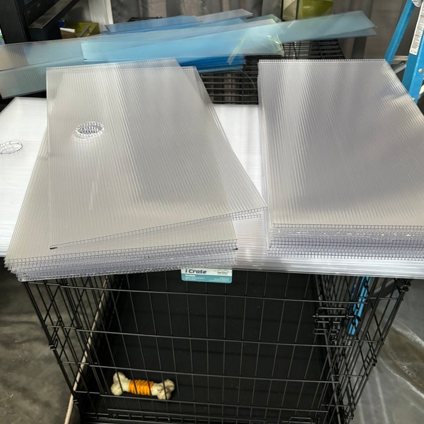 Aquarium Lids for 20 gallon high, 20 gallon long,  and 29 gallon- Double Wall Polycarbonate 6mm