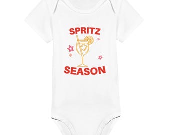 Spritz Season Baby Short Sleeve Onesie | Summer Baby Outfit | Cute Baby Shower Gift | Trendy Baby Clothes