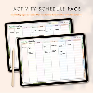 2025 Digital & Printable Planner for Work-life Balance - Weekly ...