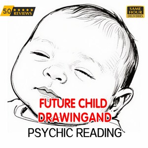 telepathy Future Baby Child Sketch Tarot Psychic Reading  Same-hour Spirit Vision  Gender Insight & Personality Portrait