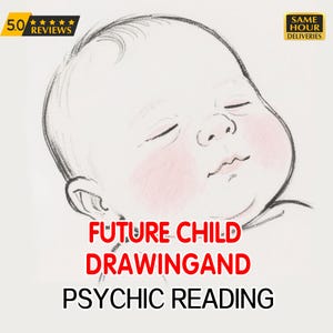 telepathy Future Baby Child Sketch Tarot Psychic Reading  Same-hour Spirit Vision  Gender Insight & Personality Portrait