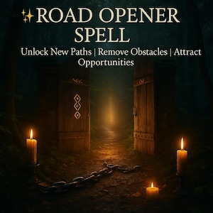 Road Opener Spell|Powerful Ritual to Remove Blockages, Attract Opportunities, Clear Obstacles, Good Luck, Success&New Beginnings Audio proof