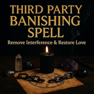Third Party Banishing Spell | Powerful Ritual to Remove Love Rivals, End Interference, Restore Relationship, Protect Bond, Audio White Magic