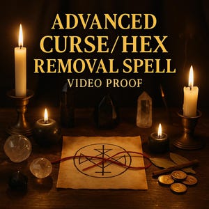 Advanced Curse/Hex Removal Spell Video Proof | Powerful Ritual to Break Curses, Remove Hexes,Banish Evil Eye,Dark Energy&Spiritual Cleansing