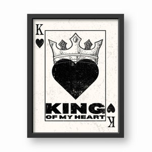 King of My Heart Swift - Etsy