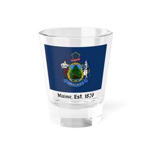 Maine Shot Glass, 1.5oz