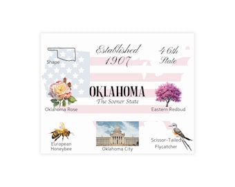 オクラホマ - ポストカード バンドル (封筒は含まれません)