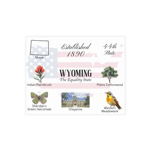 Wyoming - Lots de cartes postales (enveloppes non incluses)