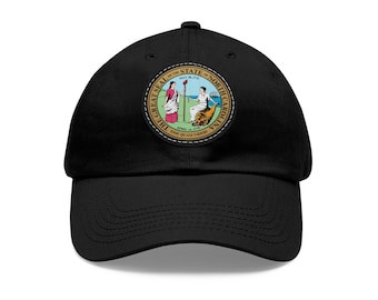State of North Carolina Seal Hat with Leather Patch