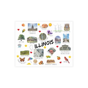 Illinois - Fasci di cartoline (buste non incluse)