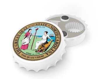 North Carolina state seal - Bottle Opener