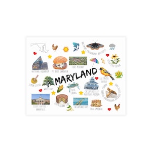 Maryland - Pacotes de cartões postais (envelopes não incluídos)