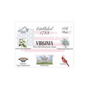 Virginia - Postcard Bundles (envelopes not included)