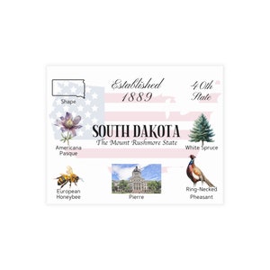 South Dakota - Postcard Bundles (envelopes not included)