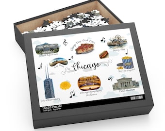 Chicago-puzzel (120, 252, 500 stukjes)