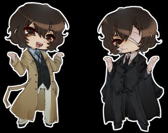 Bungou Stray Dogs Cute Chibi Stickers | BSD