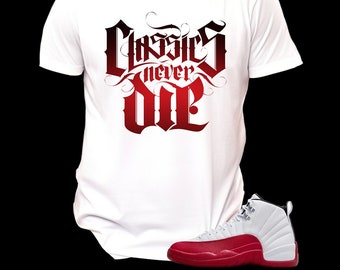 Jordan 12 Cherry Unisex T-Shirt, Shirt To Match Sneakers