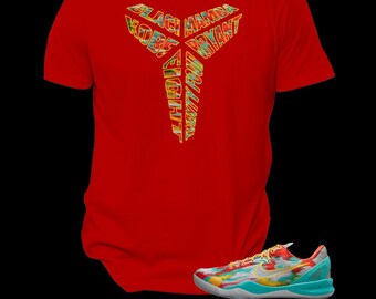 Kobe 8 Protro Venice Beach Red Unisex T-Shirt, Shirt To Match Sneakers