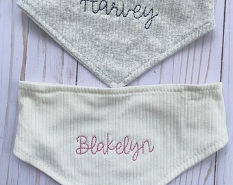 Personalized baby bib / custom bandana bib / embroidered baby bib / custom baby gift / baby shower gift / bandana / baby boy monogram / baby
