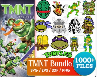 Bundle + 1000 fichiers Tortues Ninja + alphabet, fichiers coupés svg Tortues Ninja, Clipart Tortues Ninja, png, dxf, svg, visage de tortues Ninja