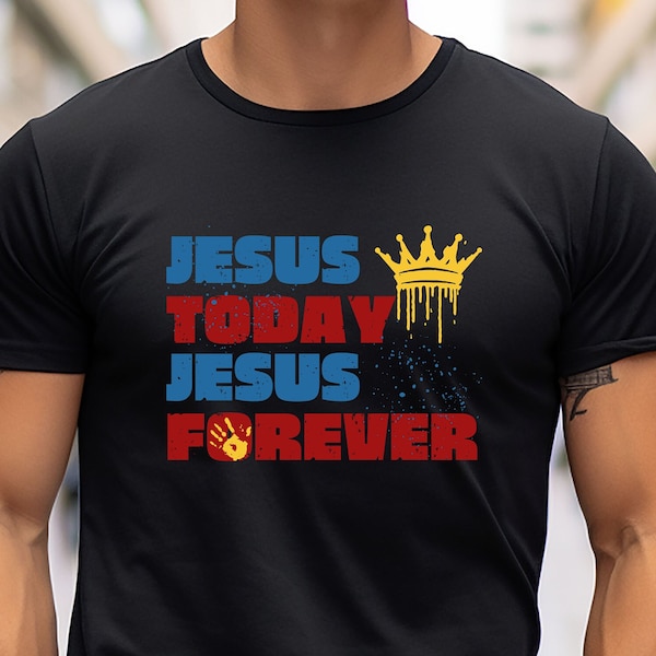 Jesus Shirt Gift For Christian Jesus Tee Gift For Pastor Adventist Tshirt Baptism T-shirt Religious Gift Sunday School Teacher Patriotic SDA