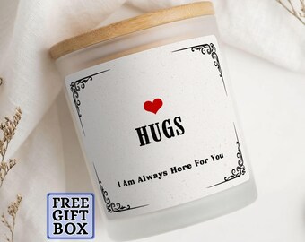 Custom Sympathy Gift Personalized Sympathy Gifts Condolence Gift Loss Of Mother Grief Care Package Hug Gift Grief Gift Hug Candle Gift J249