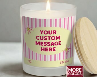 Vela personalizada Regalo personalizado Velas personalizadas Etiqueta personalizada Vela con etiqueta en blanco Recuerdo personalizado Regalos de agradecimiento personalizados Vela con logotipo personalizado J217