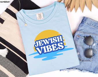Jewish Vibes Shirt Stand With Israel T-Shirt Jewish Hanukkah Present Jewish Mother T-Shirt Jewish Mama Tee Comfort Colors Shirt For Jew G321