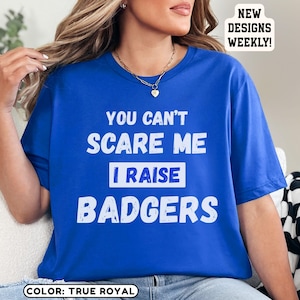 Custom Badger Shirt Distressed Badgers Teacher Custom Shirt Badgers Mom Shirt Retired Badgers Cheerleader Shirt Badgers Mom Gift Shirt G1223