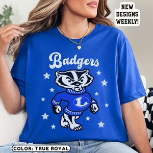 Vintage Badgers Shirt Distressed Badgers T-shirt Badgers Lampasas Texas Tshirt Retro Badgers Cheerleader Shirt Badgers Mom Gift Shirt G1174
