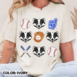 Lampasas Badgers Shirt Baseball Badgers T-Shirt Lampasas Texas Shirt Badgers Baseball Shirt Badger Mascot Shirt Comfort Colors Tee G1080
