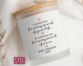 Custom Baby Memorial Gift For Miscarriage Baby Memorial Keepsakes Stillborn Memorial Baby Miscarriage Gift Infant Loss Gift Candle J240