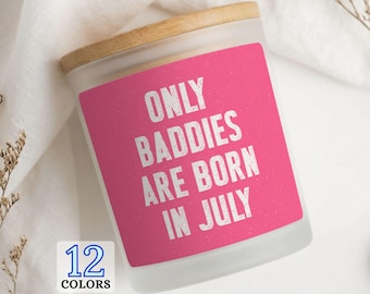 Custom Birthday Month Gifts July Birthday Candle Custom Birthday Candle Personalized Birth Month Gifts Summer Birthday Decor July 4th J241