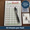 9 Hole Golf Card Game Score Pads great Stocking Stuffer - Etsy