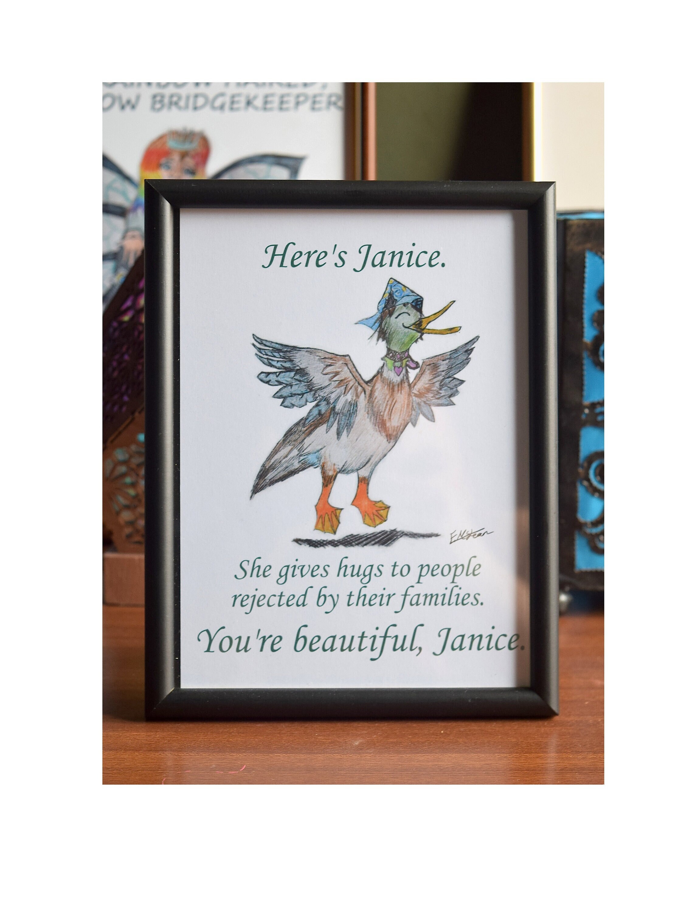 Animal Allies - Janice Art Print