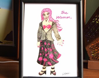 Pride Pieces - The Woman Illustration