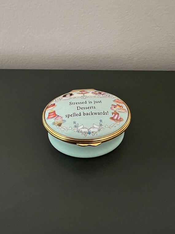 Halcyon Days Scully & Scully Trinket Box - image 1