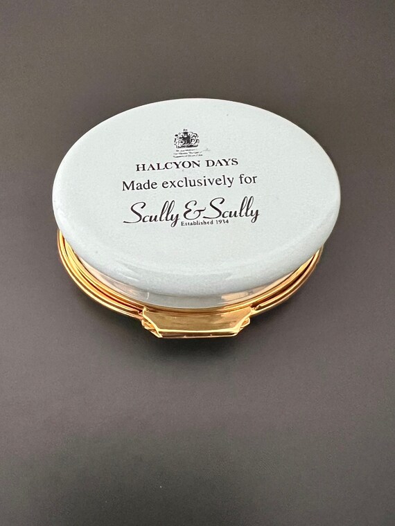 Halcyon Days Scully & Scully Trinket Box - image 4