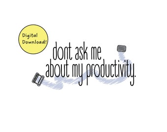 Physical Therapy Productivity Digital Download Design