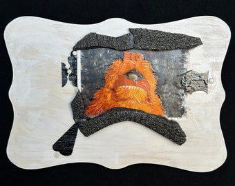 The Pretty Spooky Tangerine (Fancy Wall Plaque edition)