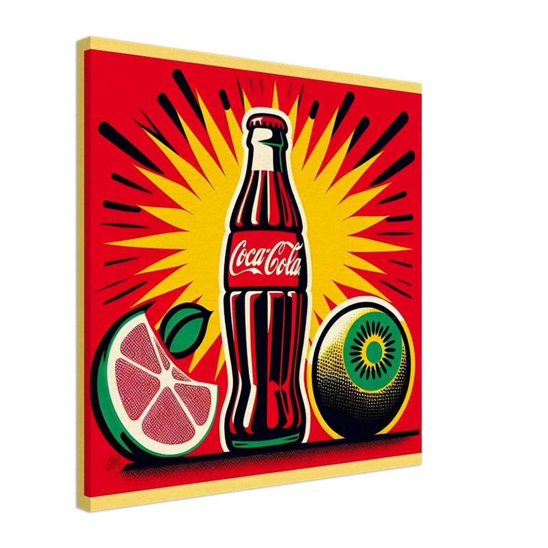 Lime in the Coco Nut - Pop Art - Andy Warhol Style Coke Bottle