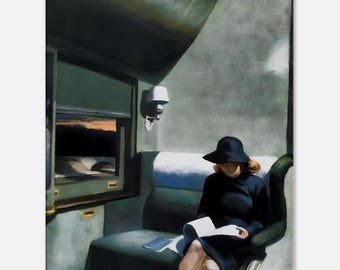 エドワード・ホッパー作「コンパートメントC 293号車」 – ヴィンテージ