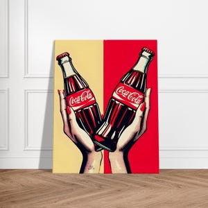 Dos Cokes - Classic Pop Art - Andy Warhol Style - Impressive Canvas Print