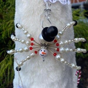 Beaded spider - Frosty