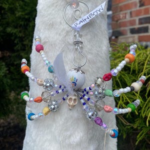 Beaded spider - Rainbow