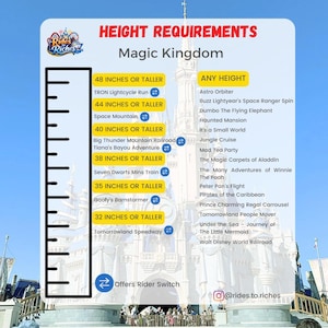 Walt Disney World Height Requirements
