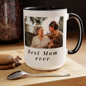 Custom Photo Mug Personalized Photo Coffee Mug Mug With Photo Photo Mug Mom Personalized Mug with Your Photo and Text Personalized gift